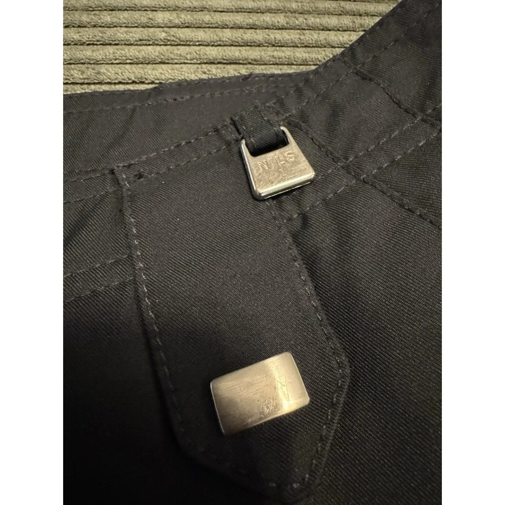 NILS Snow Pants Womens 4 Black Softshell Entrant‎ Insulated Ski Snowboard